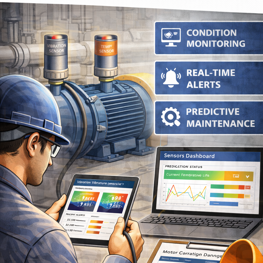 Online Vibrator Temperature Sensor